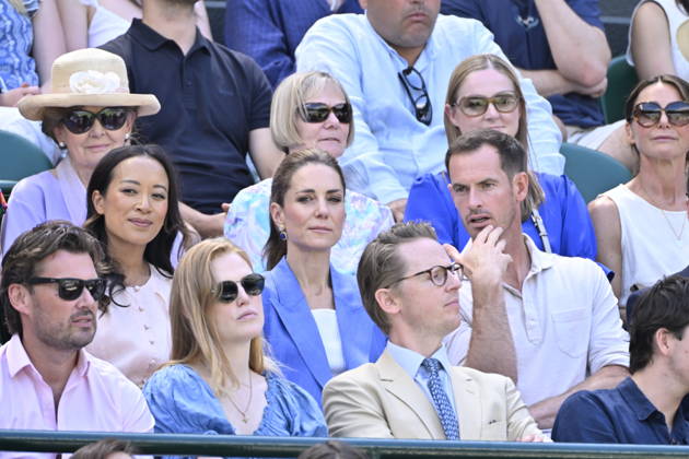 Tennis - Wimbledon 2026 - ITF - The Championships - 02 06 2026 - Tennis - Wimbledon 2026 - ITF - The Championships - 02 06 2026 - Kate Princesse de Galles assiste au match sur le court numero 1 en compagnie d Andy Murray - Amgleterre London  Copyright: xChryslenexCaillaud Psnewzx