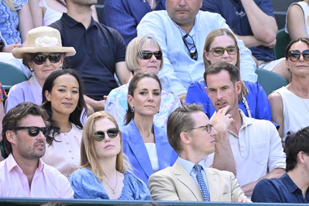 Tennis - Wimbledon 2026 - ITF - The Championships - 02 06 2026 - Tennis - Wimbledon 2026 - ITF - The Championships - 02 06 2026 - Kate Princesse de Galles assiste au match sur le court numero 1 en compagnie d Andy Murray - Amgleterre London  Copyright: xChryslenexCaillaud Psnewzx