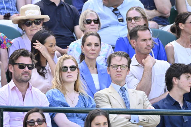 Tennis - Wimbledon 2026 - ITF - The Championships - 02 06 2026 - Tennis - Wimbledon 2026 - ITF - The Championships - 02 06 2026 - Kate Princesse de Galles assiste au match sur le court numero 1 en compagnie d Andy Murray - Amgleterre London  Copyright: xChryslenexCaillaud Psnewzx
