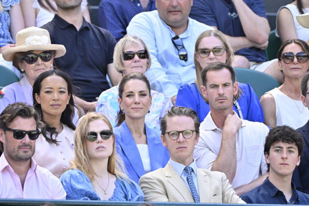 Tennis - Wimbledon 2026 - ITF - The Championships - 02 06 2026 - Tennis - Wimbledon 2026 - ITF - The Championships - 02 06 2026 - Kate Princesse de Galles assiste au match sur le court numero 1 en compagnie d Andy Murray - Amgleterre London  Copyright: xChryslenexCaillaud Psnewzx