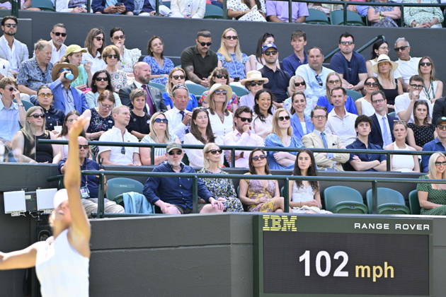 Tennis - Wimbledon 2026 - ITF - The Championships - 02 06 2026 - Tennis - Wimbledon 2026 - ITF - The Championships - 02 06 2026 - Kate Princesse de Galles assiste au match sur le court numero 1 en compagnie d Andy Murray - Amgleterre London  Copyright: xChryslenexCaillaud Psnewzx