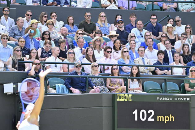 Tennis - Wimbledon 2026 - ITF - The Championships - 02 06 2026 - Tennis - Wimbledon 2026 - ITF - The Championships - 02 06 2026 - Kate Princesse de Galles assiste au match sur le court numero 1 en compagnie d Andy Murray - Amgleterre London  Copyright: xChryslenexCaillaud Psnewzx