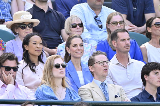 Tennis - Wimbledon 2026 - ITF - The Championships - 02 06 2026 - Tennis - Wimbledon 2026 - ITF - The Championships - 02 06 2026 - Kate Princesse de Galles assiste au match sur le court numero 1 en compagnie d Andy Murray - Amgleterre London  Copyright: xChryslenexCaillaud Psnewzx