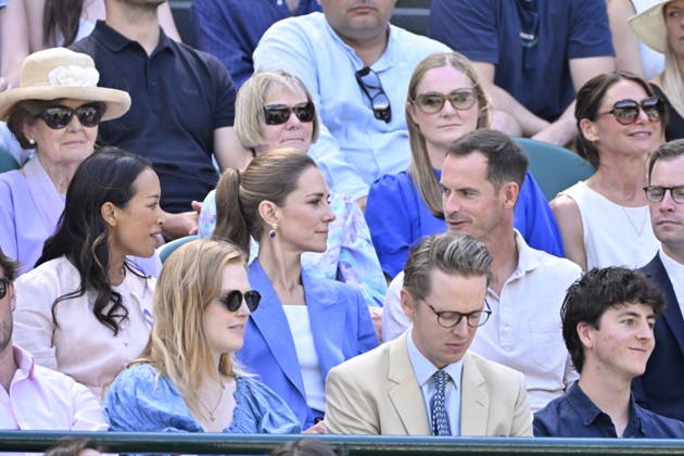 Tennis - Wimbledon 2026 - ITF - The Championships - 02 06 2026 - Tennis - Wimbledon 2026 - ITF - The Championships - 02 06 2026 - Kate Princesse de Galles assiste au match sur le court numero 1 en compagnie d Andy Murray - Amgleterre London  Copyright: xChryslenexCaillaud Psnewzx