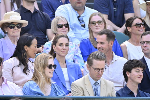 Tennis - Wimbledon 2026 - ITF - The Championships - 02 06 2026 - Tennis - Wimbledon 2026 - ITF - The Championships - 02 06 2026 - Kate Princesse de Galles assiste au match sur le court numero 1 en compagnie d Andy Murray - Amgleterre London  Copyright: xChryslenexCaillaud Psnewzx