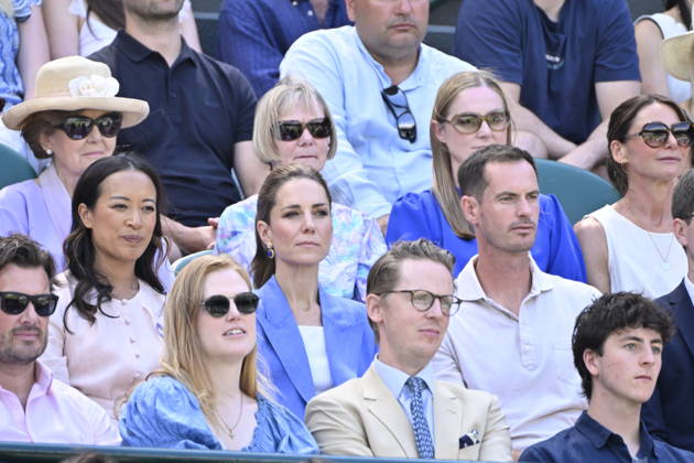 Tennis - Wimbledon 2026 - ITF - The Championships - 02 06 2026 - Tennis - Wimbledon 2026 - ITF - The Championships - 02 06 2026 - Kate Princesse de Galles assiste au match sur le court numero 1 en compagnie d Andy Murray - Amgleterre London Copyright: xChryslenexCaillaud Psnewzx