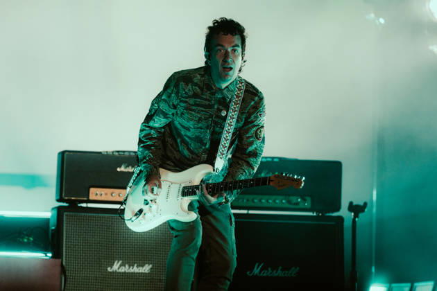 Gorillaz live at Roskilde Festival 2026 Roskilde, Denmark. 02nd, July 2026. The British band Gorillaz performs a live concert during Danish music festival Roskilde Festival 2026 in Roskilde. Here guitarist Jeff Wootton is seen live on stage. Denmark, Roskilde  Copyright: xGonzalesxPhoto MathiasxKristensenx