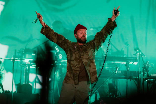 Gorillaz live at Roskilde Festival 2026 Roskilde, Denmark. 02nd, July 2026. The British band Gorillaz performs a live concert during Danish music festival Roskilde Festival 2026 in Roskilde. Here singer and musician Damon Albarn is seen live on stage. Denmark, Roskilde  Copyright: xGonzalesxPhoto MathiasxKristensenx