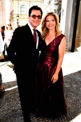 Serge Dorny, Artistic Director; Teresa Boning, opera singer; Munich, July 4, 2026; Max Joseph Square; Bavarian State Opera; OPERA FOR EVERYONE; *Die Walküre* by Richard Wagner; Photo: Munich
