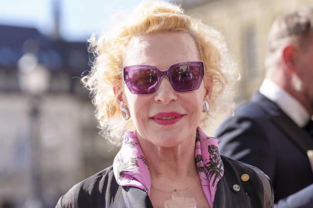 Sunnyi Melles upon her arrival at the Opera for All 2026 event, part of the Munich Opera Festival, featuring a live opera broadcast of Richard Wagner s *Die Walküre* at the National Theater in Munich, July 4, 2026 Foto:xN.xKolinzx xFuturexImagex oper_6764