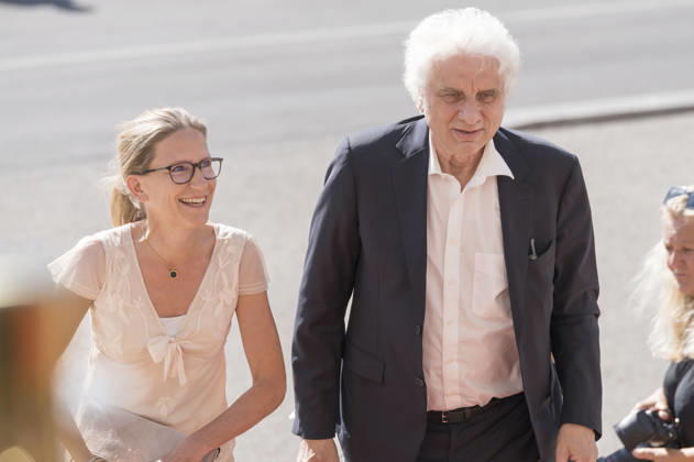 Katharina Koch and Udo Wachtveitl upon their arrival at the Opera for All 2026 event, part of the Munich Opera Festival, featuring a live opera broadcast of Richard Wagner’s *Die Walküre* at the National Theater in Munich, July 4, 2026 Foto:xN.xKolinzx xFuturexImagex oper_6765