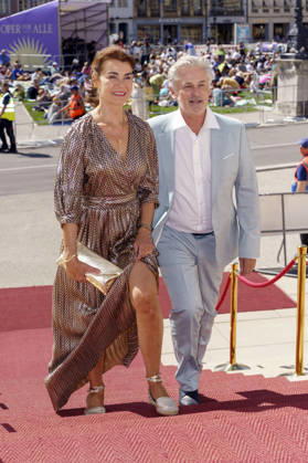 Nicola Tiggeler and Timothy Peach upon their arrival at the Opera for All 2026 event, part of the Munich Opera Festival, featuring a live opera broadcast of Richard Wagner’s *Die Walküre* at the National Theater in Munich, July 4, 2026 Foto:xN.xKolinzx xFuturexImagex oper_6718