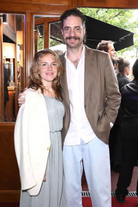 Paula Kalenberg and Fridolin Sandmeyer at the 2026 Production Alliance Festival in the Tipi at the Chancellery in Berlin, July 7, 2026 Foto:xN.xKubelkax xFuturexImagex produzentenfest_6913