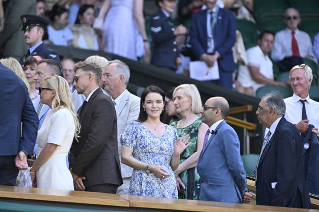 Tennis - Wimbledon 2026 - ITF - The Championships - 08 07 2026 - Tennis - Wimbledon 2026 - ITF - The Championships - 08 07 2026 - Melanie de Massy Presidente du Monte Carlo Country Club dans la Royal Box - Monaco London  Copyright: xChryslenexCaillaud Psnewzx