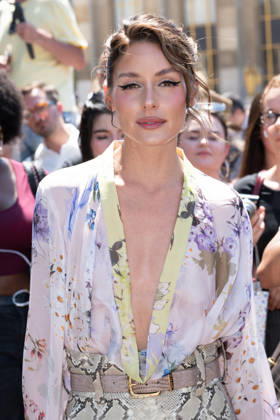 PFW - Elie Saab Arrivals Olivia Palermo attending the Elie Saab Haute Couture Fall Winter 2026 2027 show as part of Paris Fashion Week in Paris, France on July 08, 2026. Photo by Laurent Zabulon ABACAPRESS.COM Copyright: xZabulonxLaurent ABACAx