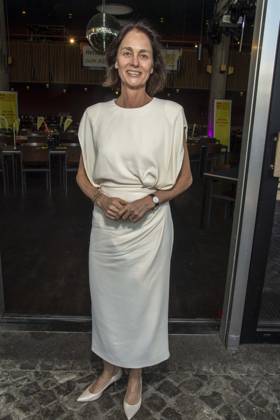 ABB BERBEN Katarina Barley, EU politician, attended the presentation of the Annemarie Renger Prize to Iris Berben at the Weltwirtschaft restaurant in the Haus der Kulturen der Welt in Berlin on July 8, 2026, Berlin, Germany