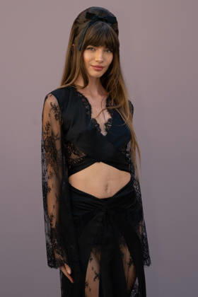 PFW - Zuhair Murad Photocall Mara Lafontan attending the Zuhair Murad Haute Couture Fall Winter 2026 2027 show as part of Paris Fashion Week in Paris, France on July 08, 2026. Photo by Laurent Zabulon ABACAPRESS.COM Paris Copyright: xZabulonxLaurent ABACAx