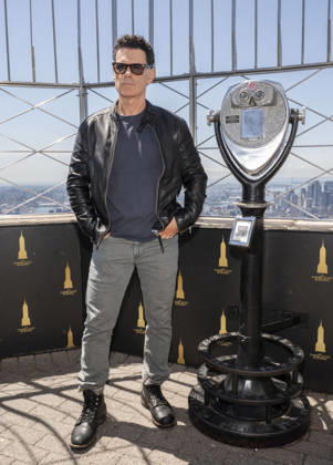 July 8, 2026, New York, New York, USA: VINCENT WALSH visits the Empire State Building in New York to celebrate the Premiere of The Westies on MGM. 8 July 2026 New York USA - ZUMAa265 20260708_zep_a265_090 Copyright: xEricxAcquayex