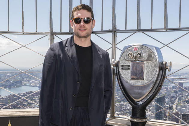 July 8, 2026, New York, New York, USA: TOM BRITTNEY visits the Empire State Building in New York to celebrate the Premiere of The Westies on MGM. 8 July 2026 New York USA  - ZUMAa265 20260708_zep_a265_102 Copyright: xEricxAcquayex