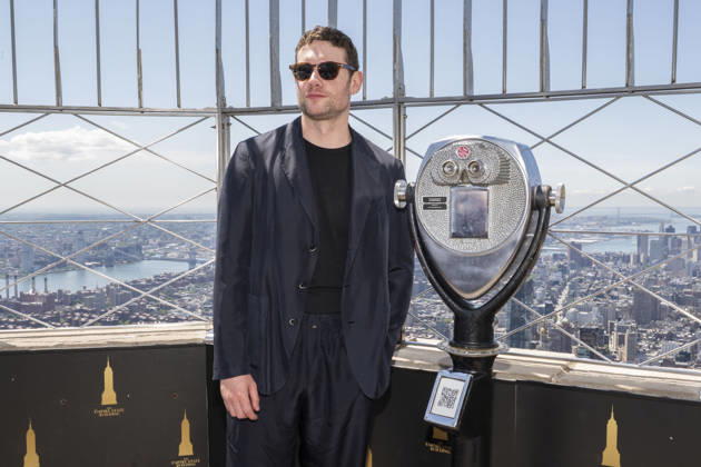 July 8, 2026, New York, New York, USA: TOM BRITTNEY visits the Empire State Building in New York to celebrate the Premiere of The Westies on MGM. 8 July 2026 New York USA  - ZUMAa265 20260708_zep_a265_099 Copyright: xEricxAcquayex