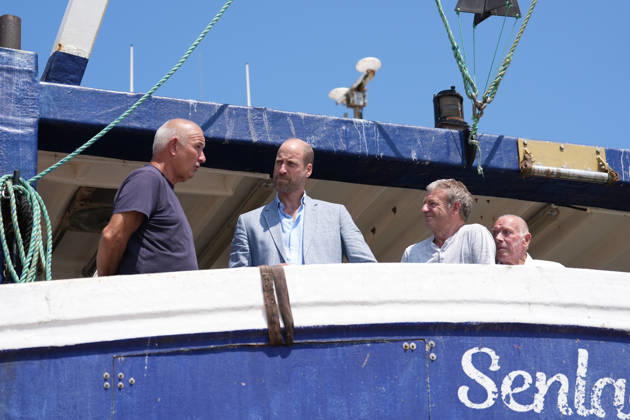 . 09 07 2026. Hastings, United Kingdom. Prince William during a visit to Hastings, United Kingdom, where he played crazy golf and met local fishermen. xPoolx xi-Imagesx IIM-26896-0020