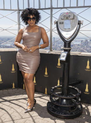 July 8, 2026, New York, Ny, United States: Jessica Frances Dukes visits Empire State Building ahead of the Series Premiere of MGM+Ã¢â‚¬â ¢s The Westies . Held at Empire State Building in New York. Zuma Press July 8, 2026. New York United States  - ZUMAp281 20260708_zea_p281_059 Copyright: xPhotoxImagexPressx