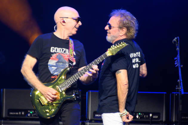 Sammy Hagar Performs at British Airways ARC, London, UK - 09 July 2026 Guitarist Joe Satriani and Sammy Hagar performs on the first of three nights at British Airways ARC, London, England, UK on Thursday 09 July 2026 as part of his The Best of All Worlds Tour., Credit:Justin Ng Avalon UK, England, London, British Airways ARC  Copyright: xJustinxNgx xAvalonx 1115614924