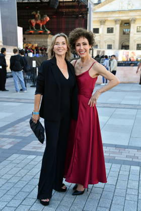 Classic Open Air Berlin: Tina Ruland and Anastasia Zampounidis at the Classic Open Air on the Gendarmenmarkt in Berlin on July 9, 2026 Copyright: xEventpressxBerndtx