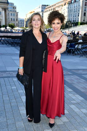 Classic Open Air Berlin: Tina Ruland and Anastasia Zampounidis at the Classic Open Air on the Gendarmenmarkt in Berlin on July 9, 2026 Copyright: xEventpressxBerndtx