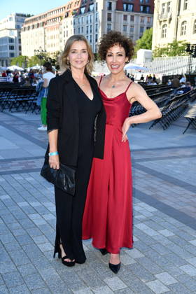 Classic Open Air Berlin: Tina Ruland and Anastasia Zampounidis at the Classic Open Air on the Gendarmenmarkt in Berlin on July 9, 2026 Copyright: xEventpressxBerndtx