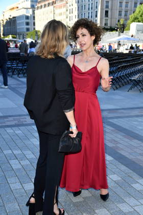 Classic Open Air Berlin: Tina Ruland and Anastasia Zampounidis at the Classic Open Air on the Gendarmenmarkt in Berlin on July 9, 2026 Copyright: xEventpressxBerndtx