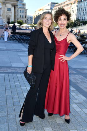 Classic Open Air Berlin: Tina Ruland and Anastasia Zampounidis at the Classic Open Air on the Gendarmenmarkt in Berlin on July 9, 2026 Copyright: xEventpressxBerndtx