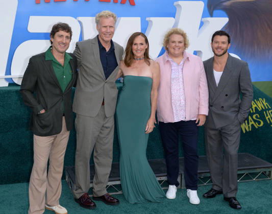 The Hawk Premiere - Los Angeles, USA LOS ANGELES, USA. July 09, 2026: Luke Wilson, Will Ferrell, Molly Shannon, Fortune Feimster & Jimmy Tatro at the premiere for The Hawk at the Directors Village in Westwood. Los Angeles CA USA Copyright: xPaulxSmith Featureflashx