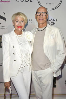 Bianca Brömme with her husband Bernd Brömme at the La Grande Bellezza summer party at Casa Bellucci restaurant in Berlin, July 9, 2026 Foto:xM.xBehrensx xFuturexImagex bellucci_6760