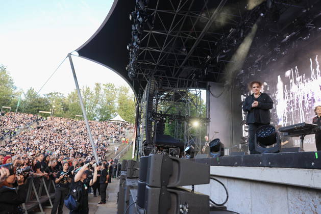 July 10, 2026, The Cure, singer Robert Smith, live in concert at the Parkbühne Wuhlheide, Berlin, Berlin