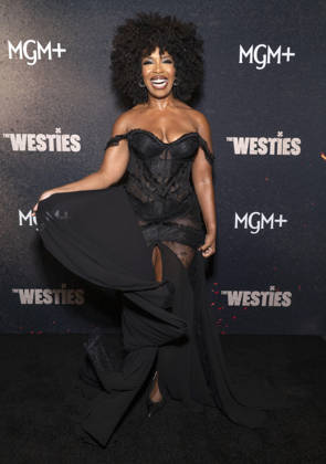July 8, 2026, New York, Ny, United States: Jessica Frances Dukes attends MGM s The Westies Series Premiere. Held at SVA Theatre in New York. Zuma Press July 8, 2026. New York United States - ZUMAp281 20260708_zea_p281_176 Copyright: xPhotoxImagexPressx