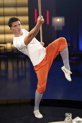Sascha Wenk, Shaolin Kid, during the taping of the WDR talk show Kölner Treff at WDR Studio BS 3 in Cologne, July 10, 2026 Foto:xC.xAdolph xFuturexImagex koelner_treff1007_6786