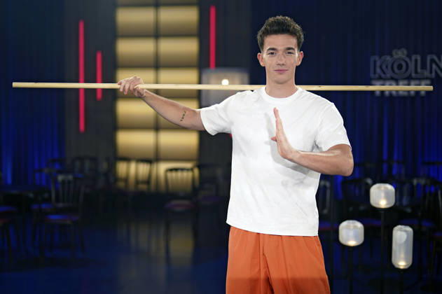 Sascha Wenk, Shaolin Kid, during the taping of the WDR talk show Kölner Treff at WDR Studio BS 3 in Cologne, July 10, 2026 Foto:xC.xAdolph xFuturexImagex koelner_treff1007_6789