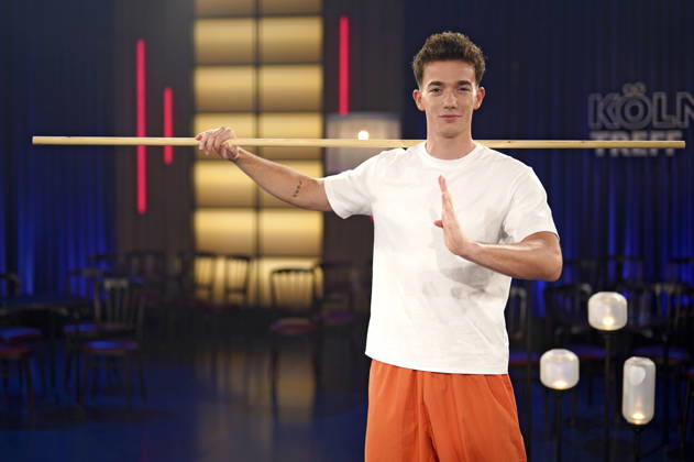 Sascha Wenk, Shaolin Kid, during the taping of the WDR talk show Kölner Treff at WDR Studio BS 3 in Cologne, July 10, 2026 Foto:xC.xAdolph xFuturexImagex koelner_treff1007_6791