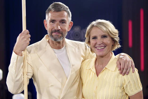 Micky Beisenherz and Susan Link during the taping of the WDR talk show *Kölner Treff* at WDR Studio BS 3 in Cologne, July 10, 2026 Foto:xC.xAdolph xFuturexImagex koelner_treff1007_6795