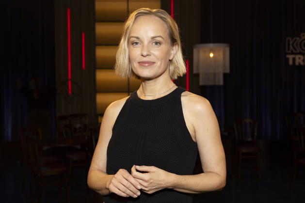 Actress Friederike KEMPTER, friendly, thoughtful, portrait, guest on the TV show Koelner Treff on WDR television, recorded on July 10, 2026, Aired on August 7, 2026