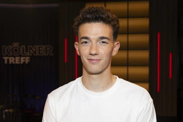 Shaolin Kid Sacha WENK, friendly, smiling, portrait, guest on the TV show Kölner Treff on WDR television, recorded on July 10, 2026, aired on August 7, 2026