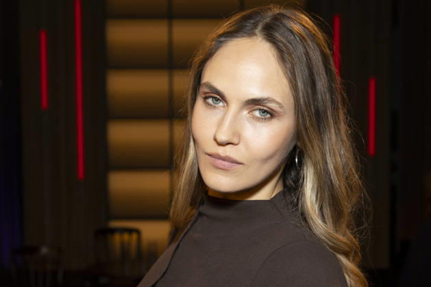 Model, actress, host, and influencer Elena CARRIERE, serious, pensive, portrait, guest on the TV show Koelner Treff on WDR television, recorded on July 10, 2026, Aired on August 7, 2026