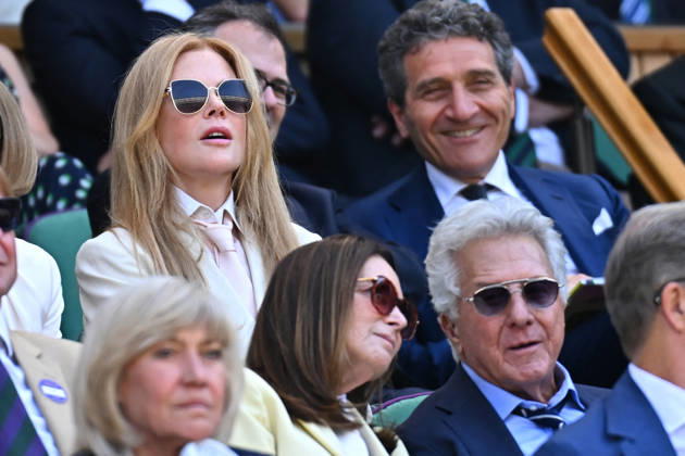 Wimbledon 2026 - Celebrities in The Stands Actress Nicole Kidman at the 2026 Wimbledon Championships at the AELTC in London, GREAT BRITAIN, on July 12, 2026. Photo by Corinne Dubreuil ABACAPRESS.COM London United Kingdom  Copyright: xDubreuilxCorinne ABACAx