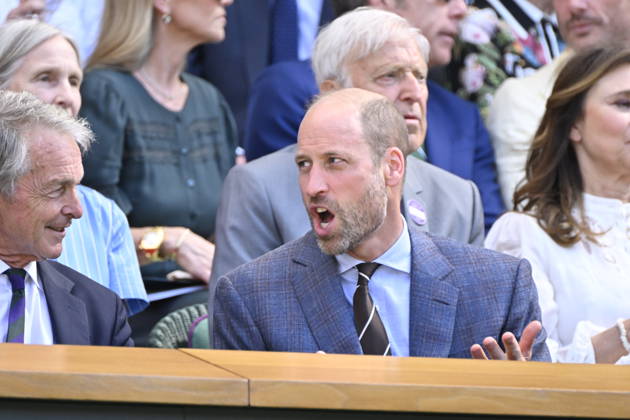 Tennis - Wimbledon 2026 - ITF - The Championships - 12 07 2026 - Tennis - Wimbledon 2026 - ITF - The Championships - 12 07 2026 - Royal box . arrivee de la famille royale - Kate, George, Charlotte, William d Ángleterre London  Copyright: xChryslenexCaillaud Psnewzx