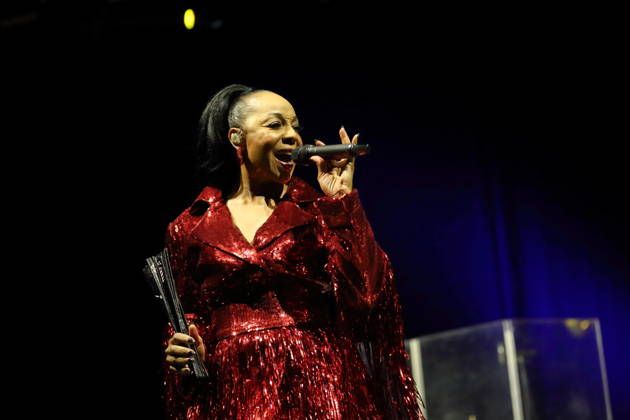 Terry Ellis of the band En Vogue at a concert at the Uber Eats Music Hall in Berlin, July 12, 2026 En Vogue Concert Berlin