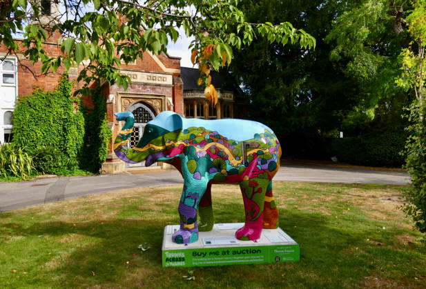 Trunks Across The Thames Stroll Through The Goat Park a tribute to Windsor Great Park by Laurie King. Trunks across the Thames is Thames Hospice™s very first art trail which will see businesses, schools, community groups and artists unite to create a free, fun, family-friendly trail of discovery for the local community to explore and enjoy. The majestic herd will be marching between 13th July to 13th September 2026! The herd of individually designed magnificent elephant sculptures will bring vibrancy, colour and creative artistry, transforming the streets, parks and open spaces of Slough, Eton and Windsor into a glorious open-air gallery., Credit:Geoffrey Swaine Geoff Swaine - B4563 Avalon UK, Berkshire, Windsor Copyright: xGeoffreyxSwainex xGeoffxSwainex-xB4563x xAvalonx 1116315771