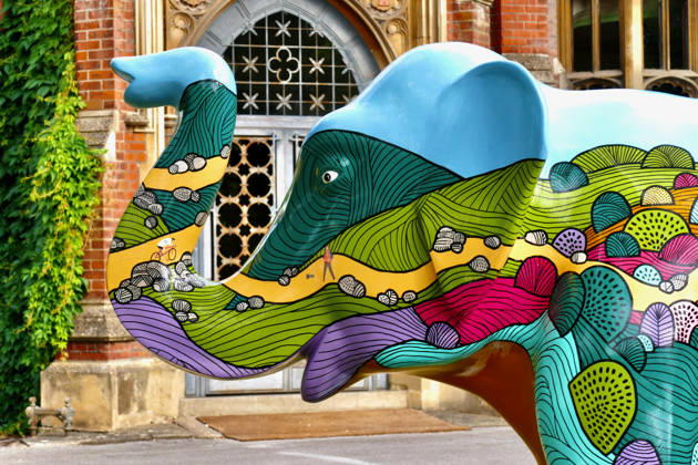 Trunks Across The Thames Stroll Through The Goat Park a tribute to Windsor Great Park by Laurie King. Trunks across the Thames is Thames Hospice™s very first art trail which will see businesses, schools, community groups and artists unite to create a free, fun, family-friendly trail of discovery for the local community to explore and enjoy. The majestic herd will be marching between 13th July to 13th September 2026! The herd of individually designed magnificent elephant sculptures will bring vibrancy, colour and creative artistry, transforming the streets, parks and open spaces of Slough, Eton and Windsor into a glorious open-air gallery., Credit:Geoffrey Swaine Geoff Swaine - B4563 Avalon UK, Berkshire, Windsor Copyright: xGeoffreyxSwainex xGeoffxSwainex-xB4563x xAvalonx 1116315782