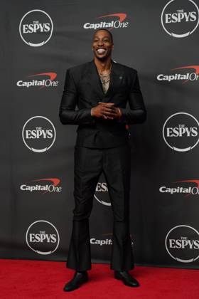 Dwight Howard at arrivals for The 2026 ESPYS Presented by Capital One, David H. Koch Theater at Lincoln Center, New York, NY, July 15, 2026. Photo By: Kristin Callahan Everett Collection The 2026 ESPYS Presented by Capital One PUBLICATIONXNOTxINxCANxCHNxFRAxITAxJPNxNORxPOLxRUSxESPxUKxUSA