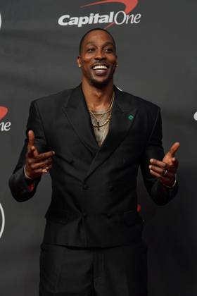 Dwight Howard at arrivals for The 2026 ESPYS Presented by Capital One, David H. Koch Theater at Lincoln Center, New York, NY, July 15, 2026. Photo By: Kristin Callahan Everett Collection The 2026 ESPYS Presented by Capital One PUBLICATIONXNOTxINxCANxCHNxFRAxITAxJPNxNORxPOLxRUSxESPxUKxUSA